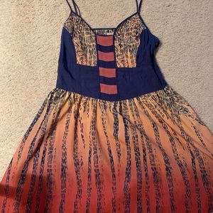 Fun patterned Ecote dress size M